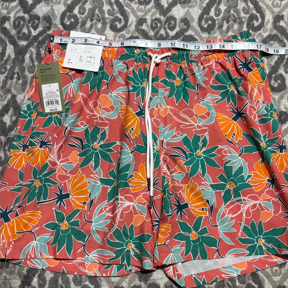 Goodfellow & CO Swim Trunks Men Size Large Multicolor